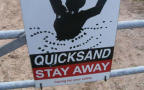 Quicksand sign