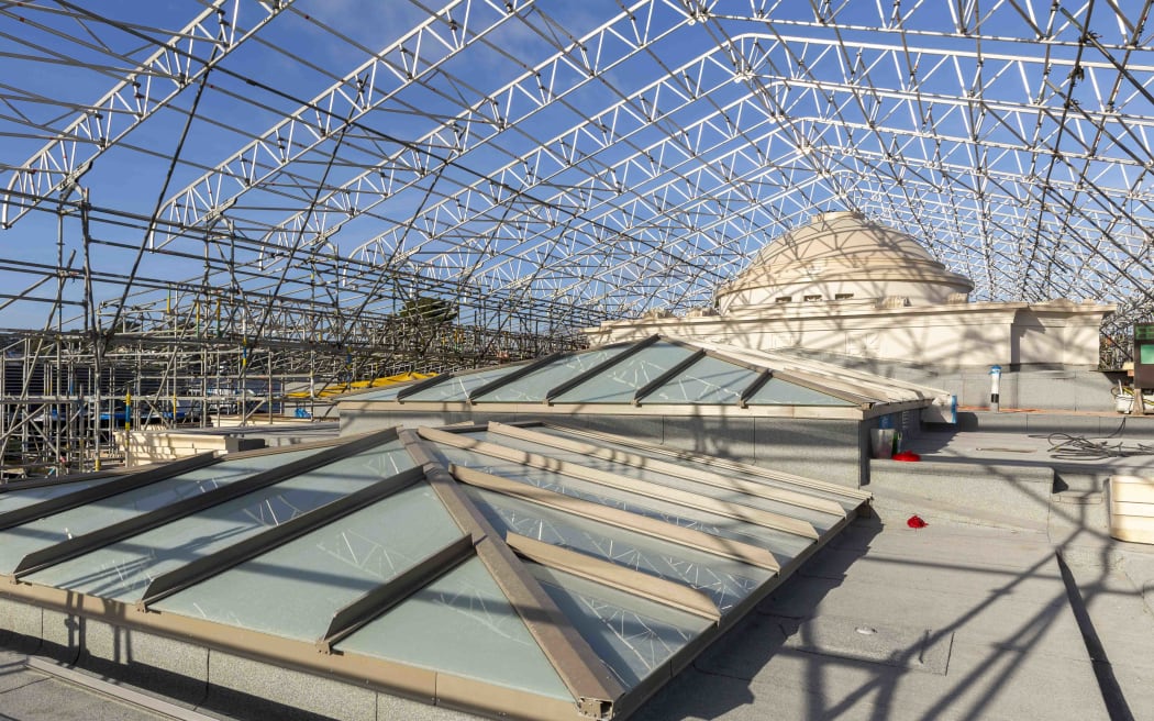 The century-old Sarjeant Gallery, with its 14 metre-high dome, has been refurbished and strengthened.