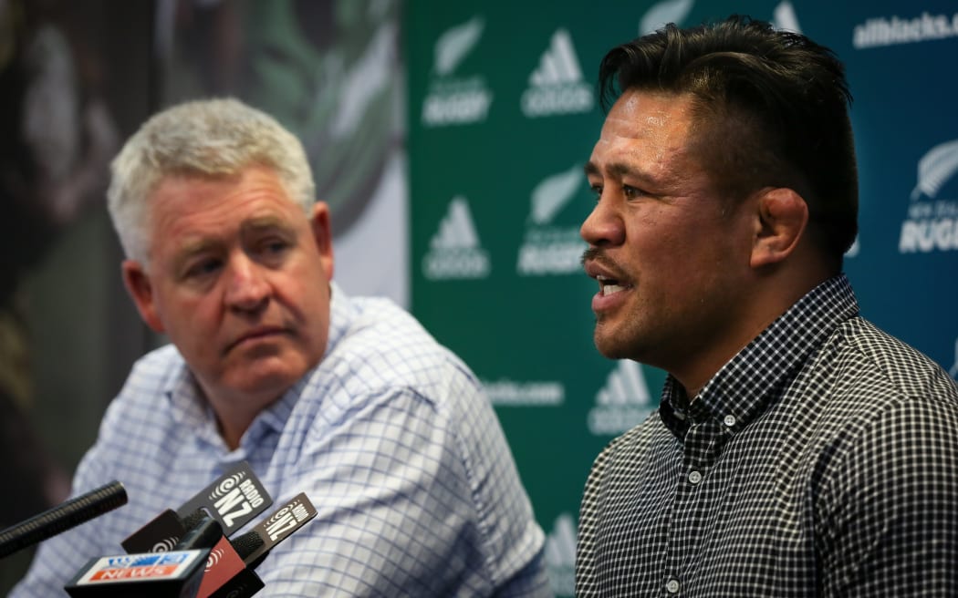 Keven Mealamu announcing his retirement at the end of the 2015 season.
