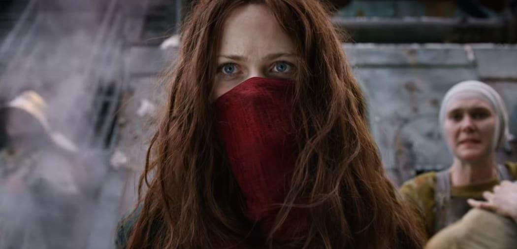 Hera Hilmar as Hester Shaw in Mortal Engines.