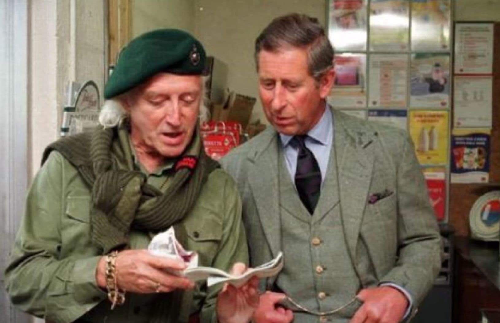 Jimmy Savile and Prince Charles