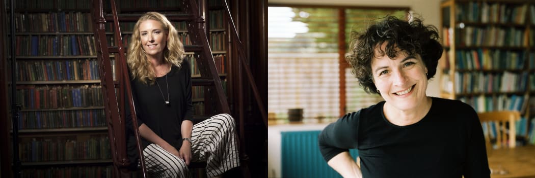 Photos of Laura Kroetsch and Kate De Goldi