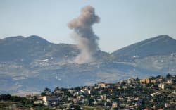 Smoke rises following Israeli bombardment in southern Lebanon as seen from a position across the border in the Upper Galilee in northern Israel on June 19, 2026. Mediators in the US-Iran conflict, including Pakistan, Saudi Arabia and Turkey, are due to gather for talks in the Egyptian city of Alamein on June 21, Cairo and Islamabad have confirmed. The agreement was meant to halt fighting in Lebanon as well, but clashes have since resumed between Israeli forces and Iran-backed Hezbollah fighters.