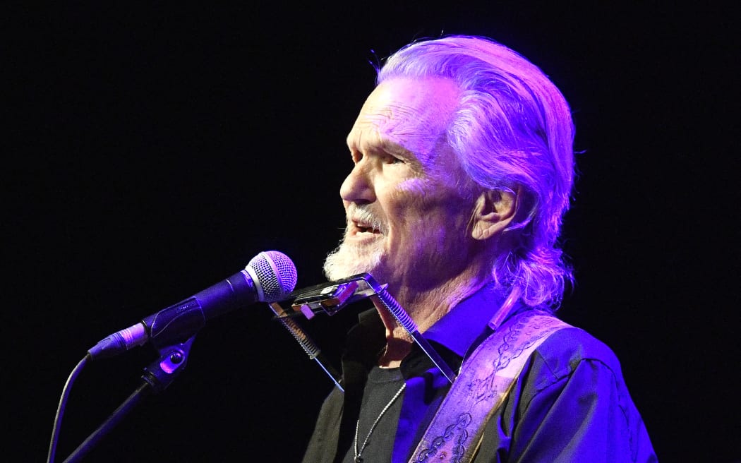 US singer and songwriter Kris Kristofferson performs on stage during a concert at the Jazz Fest Vienna, on June 15, 2018 in Vienna, Austria. (Photo by HANS PUNZ / APA-PictureDesk / APA-PictureDesk via AFP)