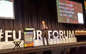 Jared Savage at the Future Forum 2016 in Sydney.