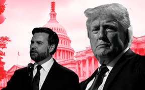 Donald Trump and JD Vance composite image