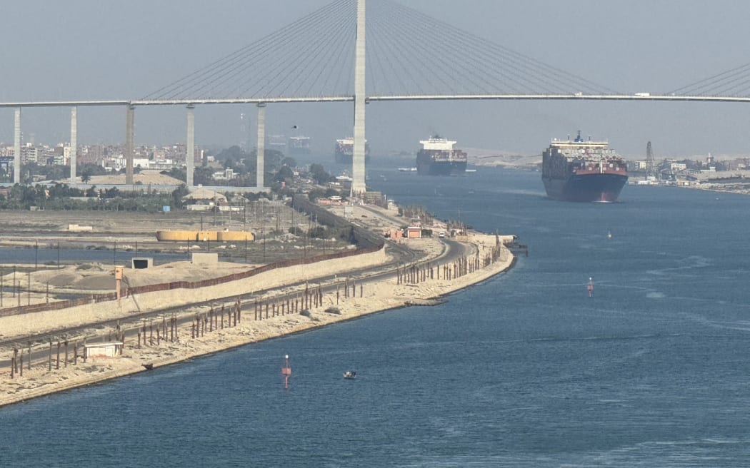 Ships in Suez Canal; shipping generic