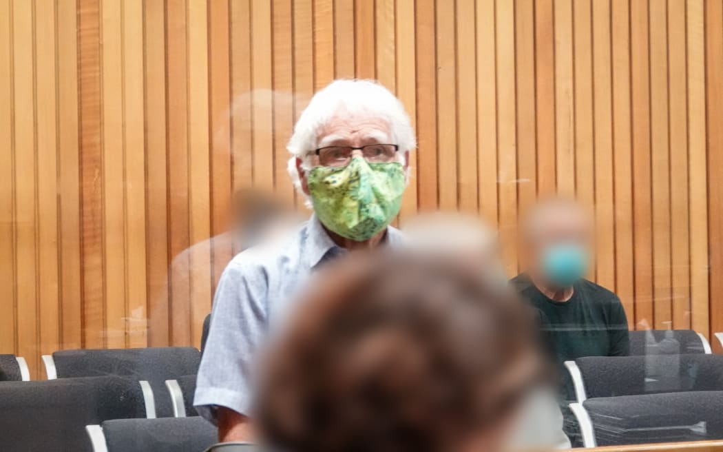 John Richard Corkran appears in the Whanganui District Court charged with ill-treating children at Lake Alice in the 1970s