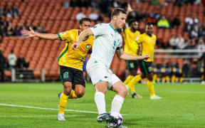 All Whites captain Chris Wood against Vanuatu.