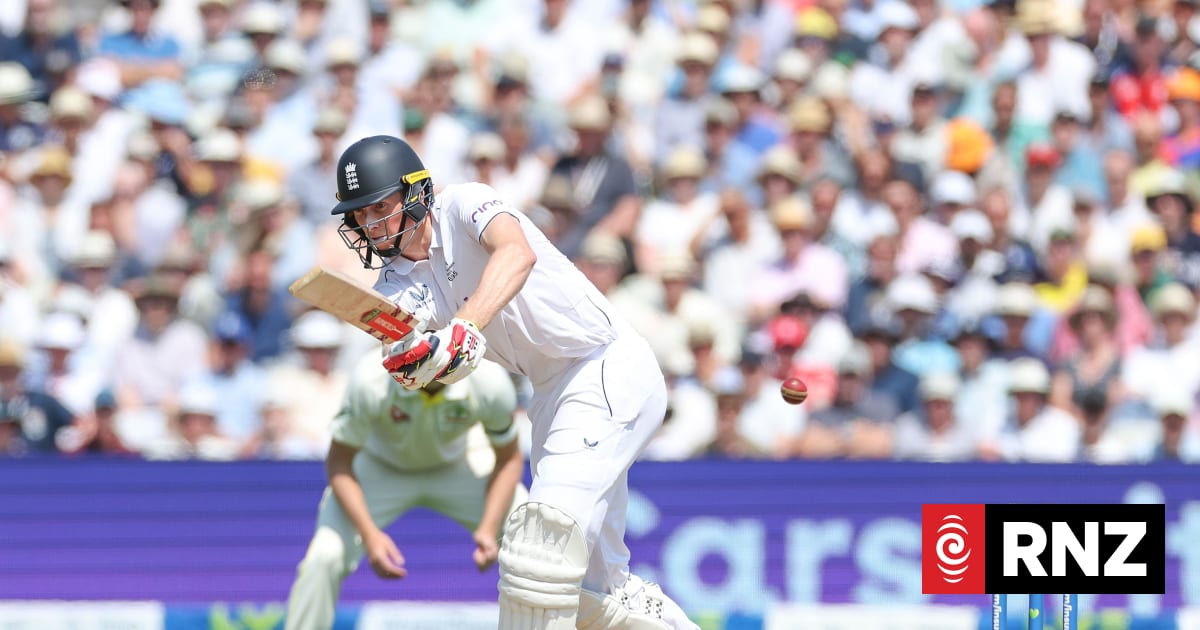 Crawley ton gives England control of fourth Ashes test | RNZ