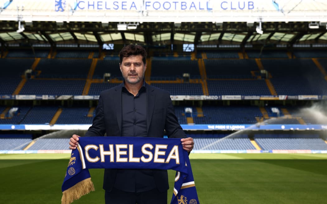 Chelsea's Argentinian head coach Mauricio Pochettino, 2023.