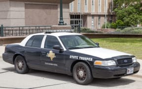 A police car in Austin, Texas.