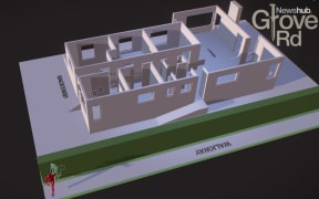 A 3-D rendering of the crime scene for 'Grove Road'
