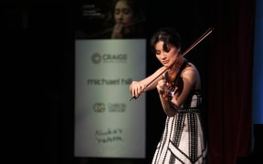 Gabrielle Després performs in Queenstown at the Michael Hill International Violin Competition.