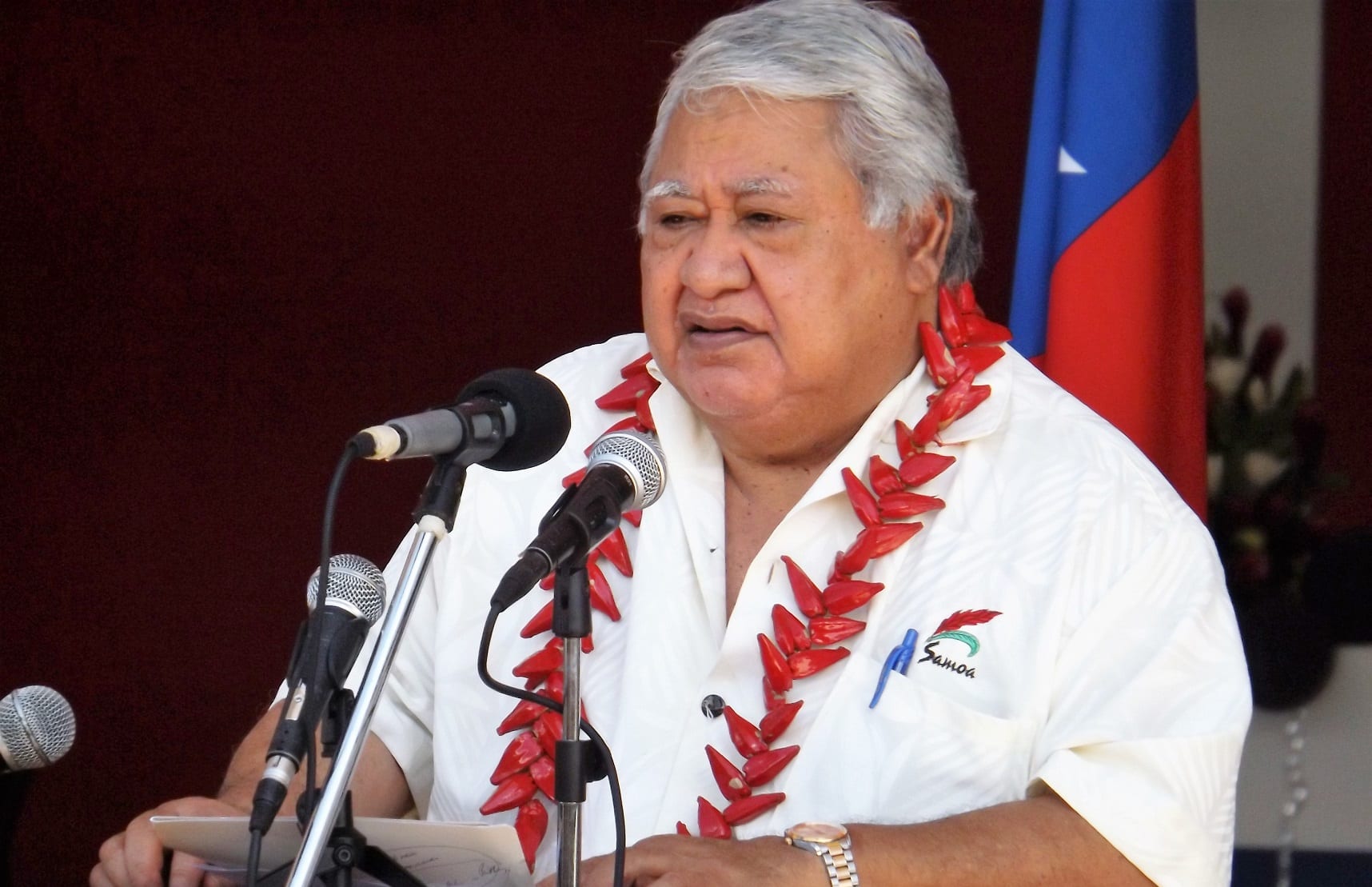 Samoa's PM Tuilaepa Sailele Malielegaoi
