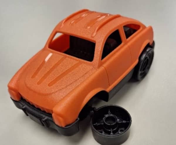 Gisborne wholesaler Allen Trading Company has been fined for selling toy cars, like the one pictured here, which were found to be a choke hazard to young children because the wheels could easily come off.