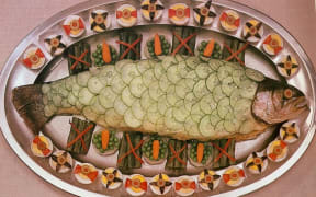 Stuffed Trout - a recipe from David Burton's Two Hundred Years of New Zealand Food and Cookery.