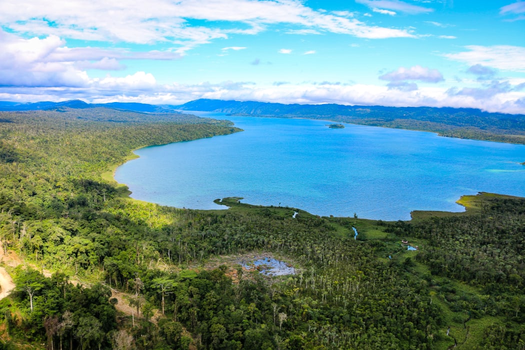 Lake Kutubu in the Southern Highlands Province of Papua New Guinea.