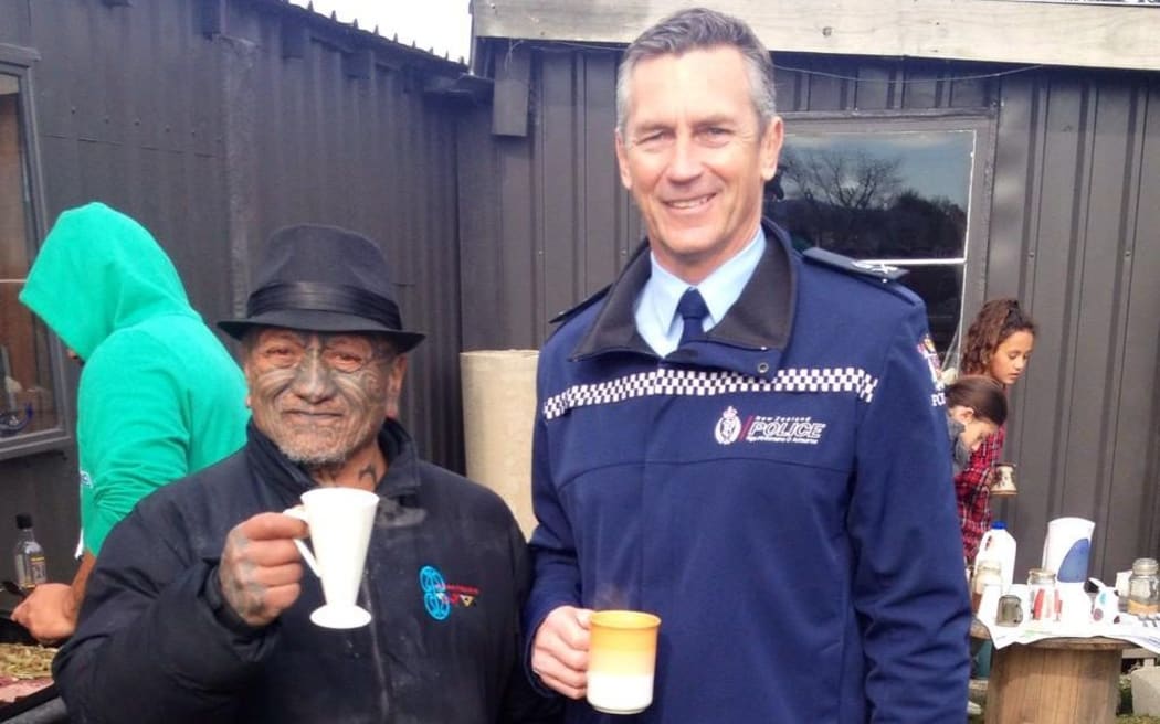 Tame Iti and Mike Bush.
