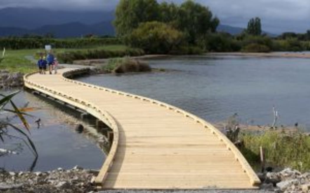 The lagoon has become a popular walking track in Marlborough