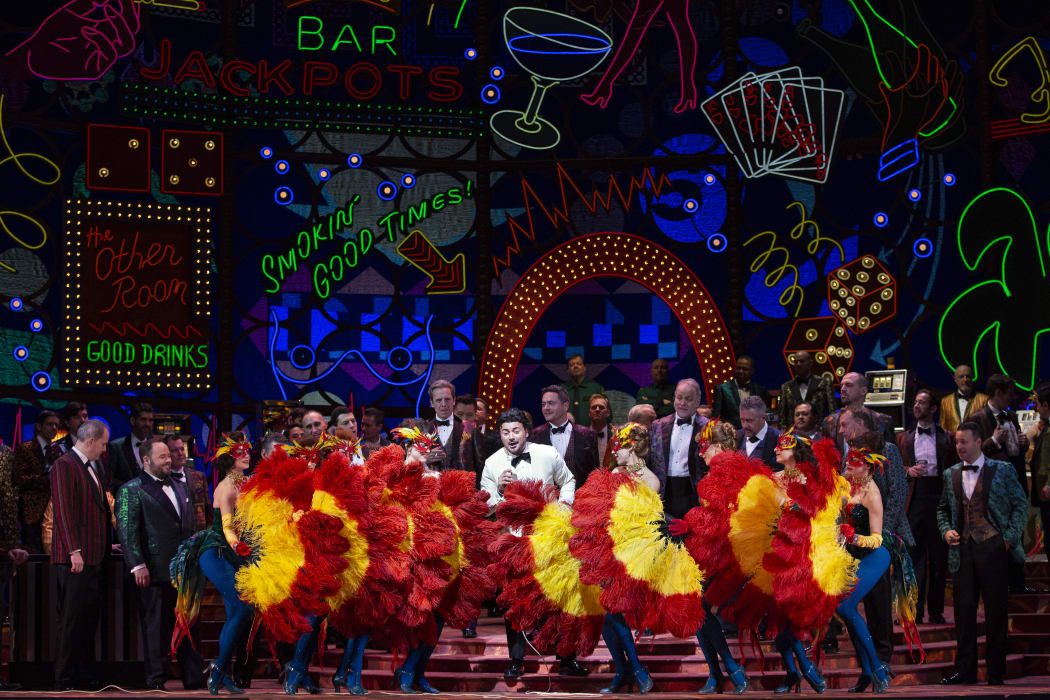 A scene from Rigoletto at The Met
