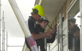 Dargaville High School students enrolled in the Dargaville Building Academy.