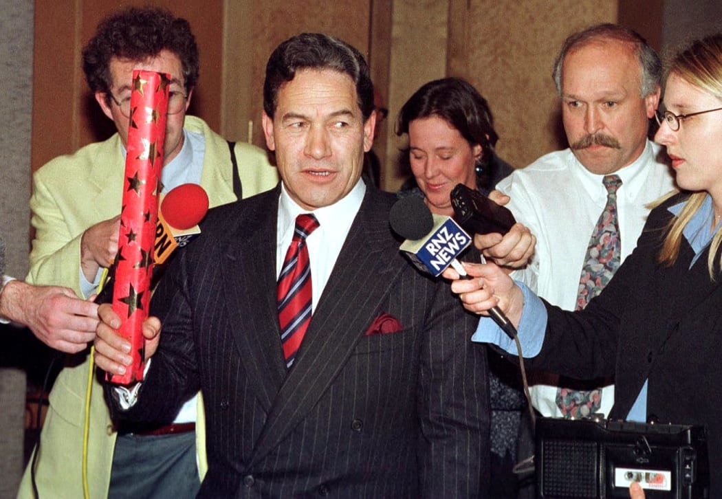 Winston Peters in August 1996.