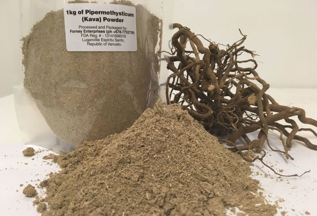 A noble variety kava blend packaged and ready for export by Forney Enterprise into the US market.