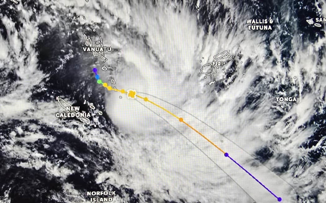 Tropical cyclone Urmil near Vanuatu, 28 February 2026