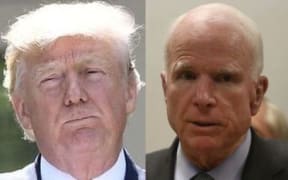 Donald Trump and John McCain