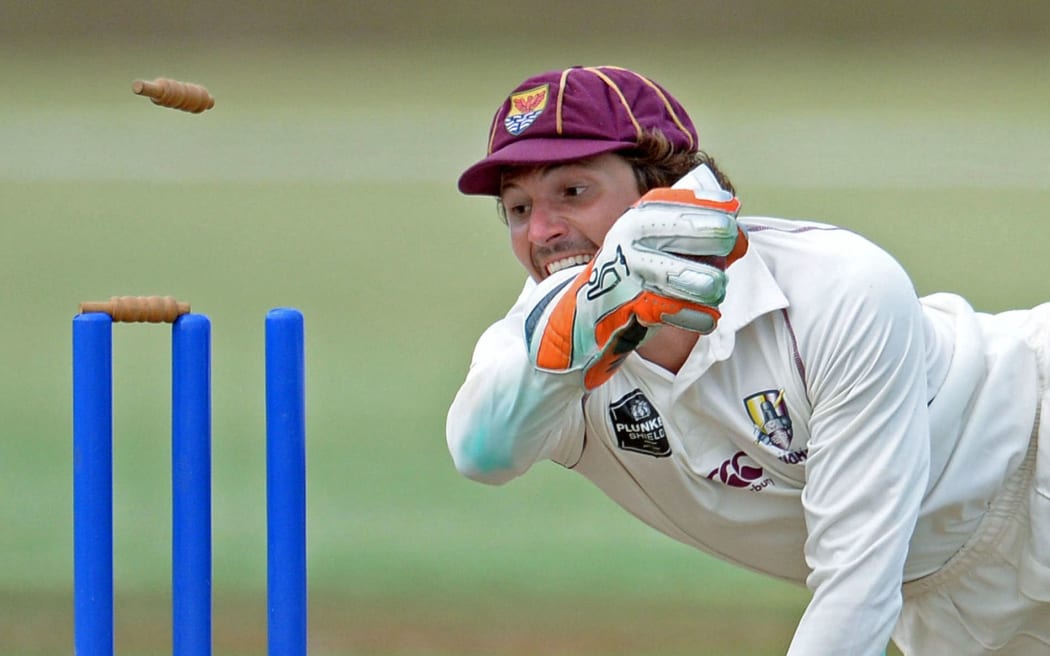 Black Caps wicketkeeper BJ Watling in action for Northern Districts.