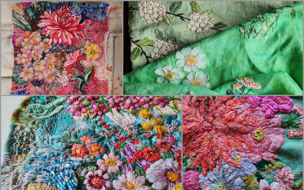 Montage of Fleur Woods' work