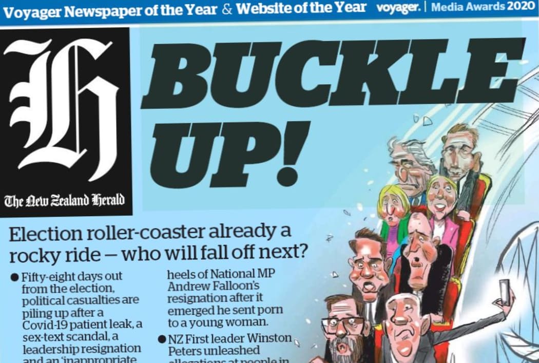 The Herald highlights the political casualties on Thursday.