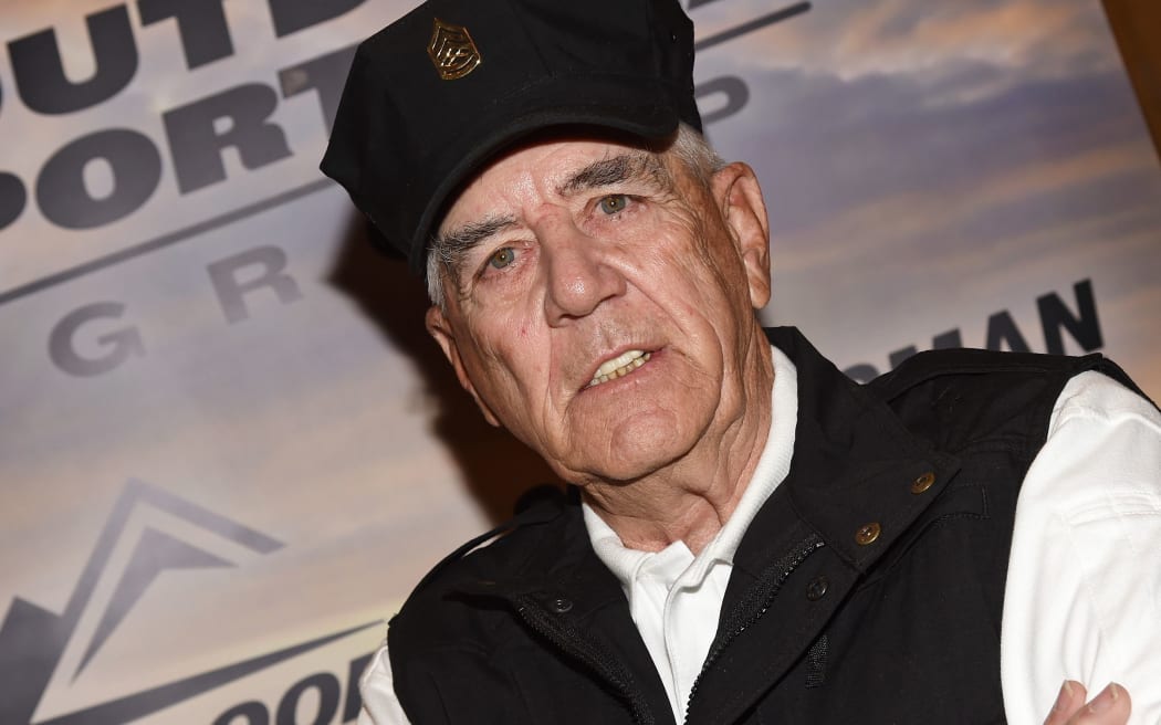 Actor and former US Marine Corps gunnery sergeant R Lee Ermey in 2016