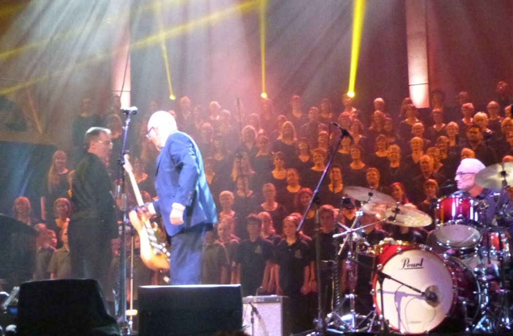 Dave Dobbyn at the Pike River concert.