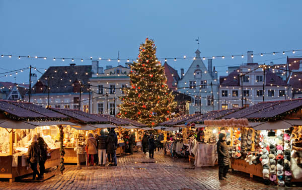Estonia's Tallinn Christmas Market is held annually in the Town Hall Square.