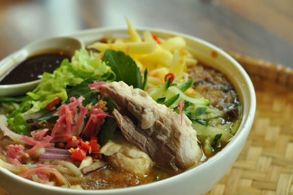 Assam laksa at Little Penang, Wellington