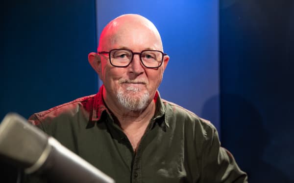 Dave Dobbyn performing live at RNZ for NZ Live.