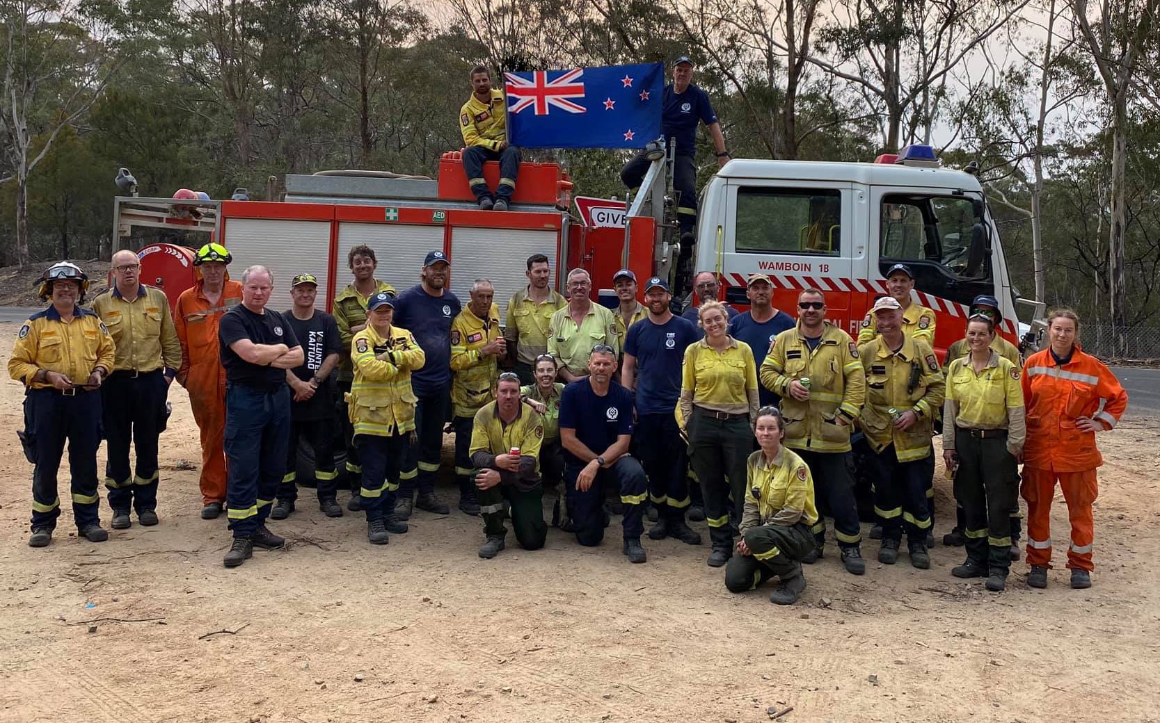 NZ firefighters in Australia