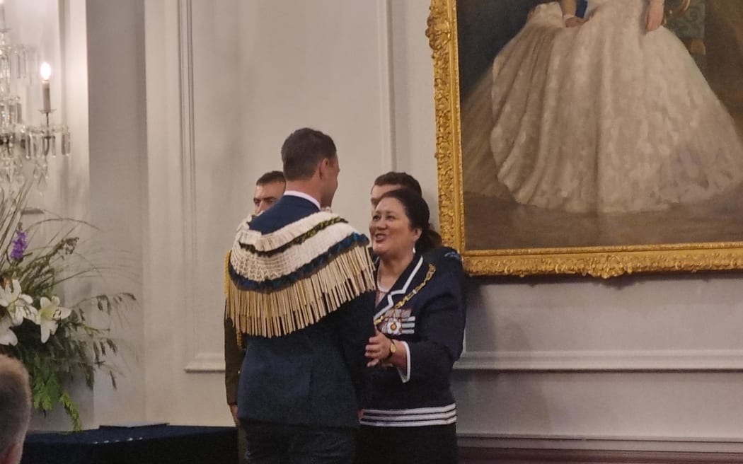 Bravery award for Tom Storey  from Dame Cindy Kiro