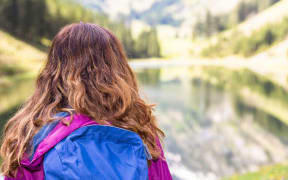 Woman hiker.