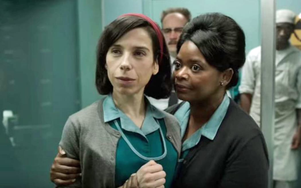 Sally Hawkins and Octavia Spencer in The Shape of Water.