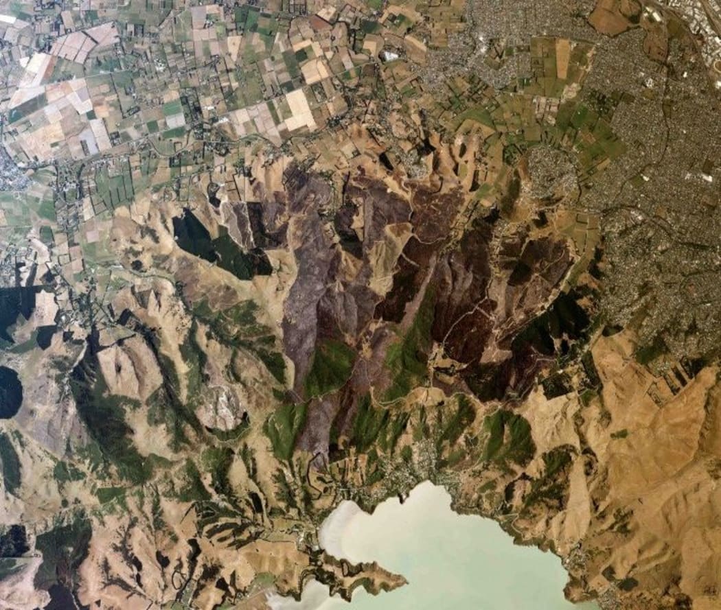The scale of the devastation can be seen in this aerial shot released by Christchurch City Council today.