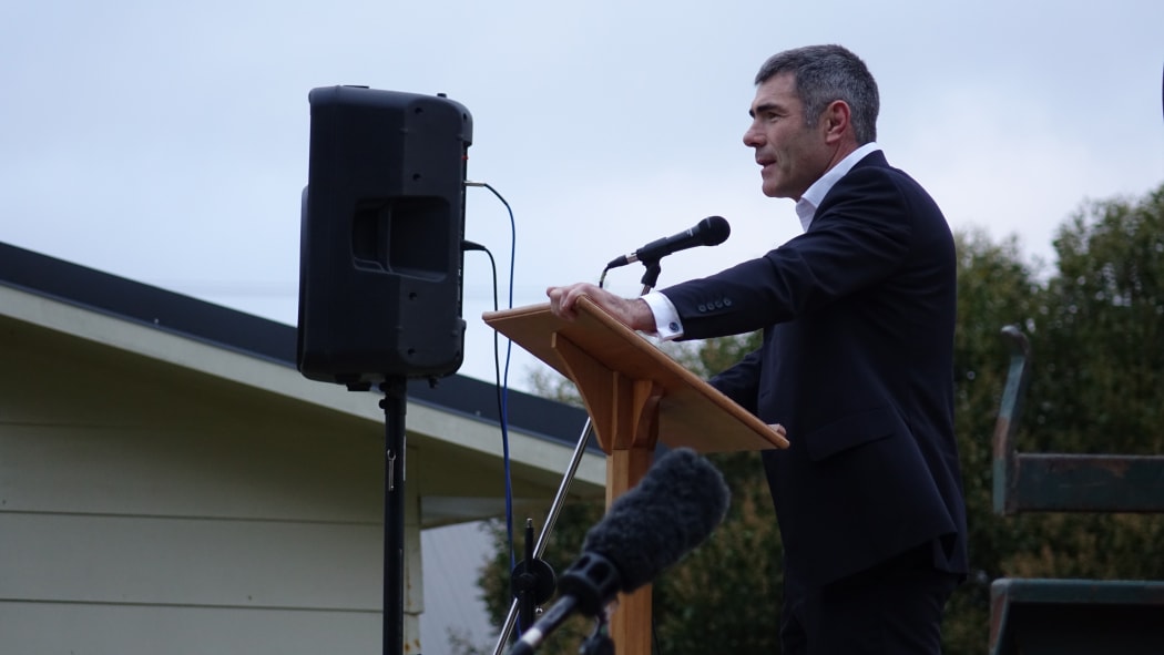Nathan Guy at Alex Fisher vigil