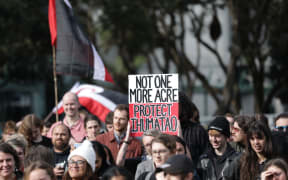 Hundreds around the country are gathering at protests as part of the Ihumātao national day of action.
