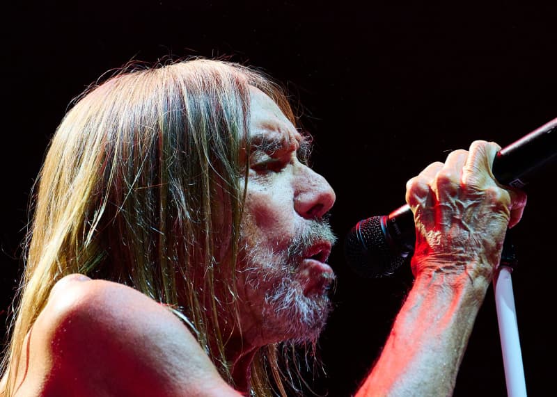 Iggy Pop at the Greenstone Summer Concert at Spark Arena, 29 January.