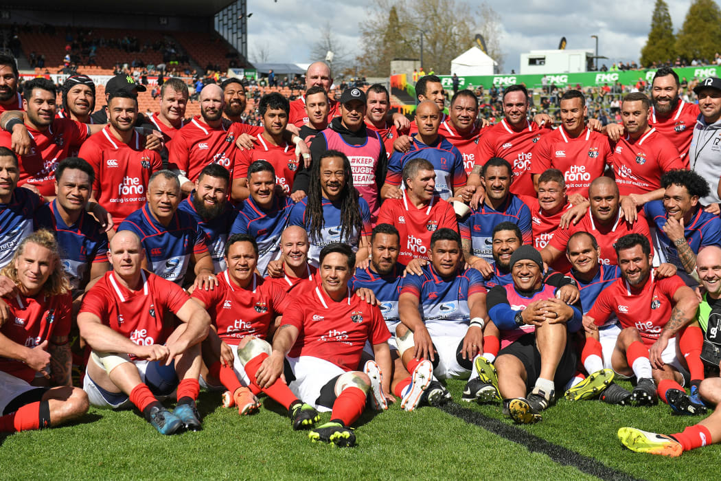 The Pacific Legends played against the NZ Barbarians Legends prior to the All Blacks v Tonga test last year.