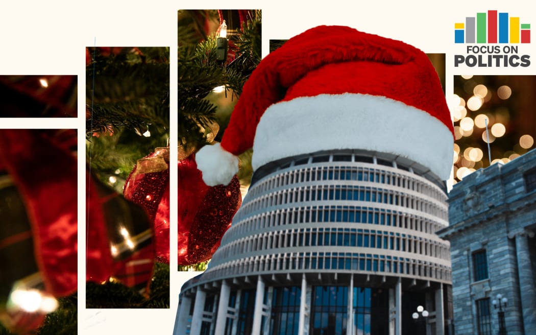 Focus on Politics: Santa hat on the beehive