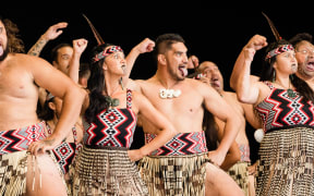 Te Whānau-a-Apanui perform.
