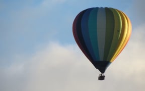 A hot air balloon crash landed on farmland near Morven Ferry Road, Queenstown.
